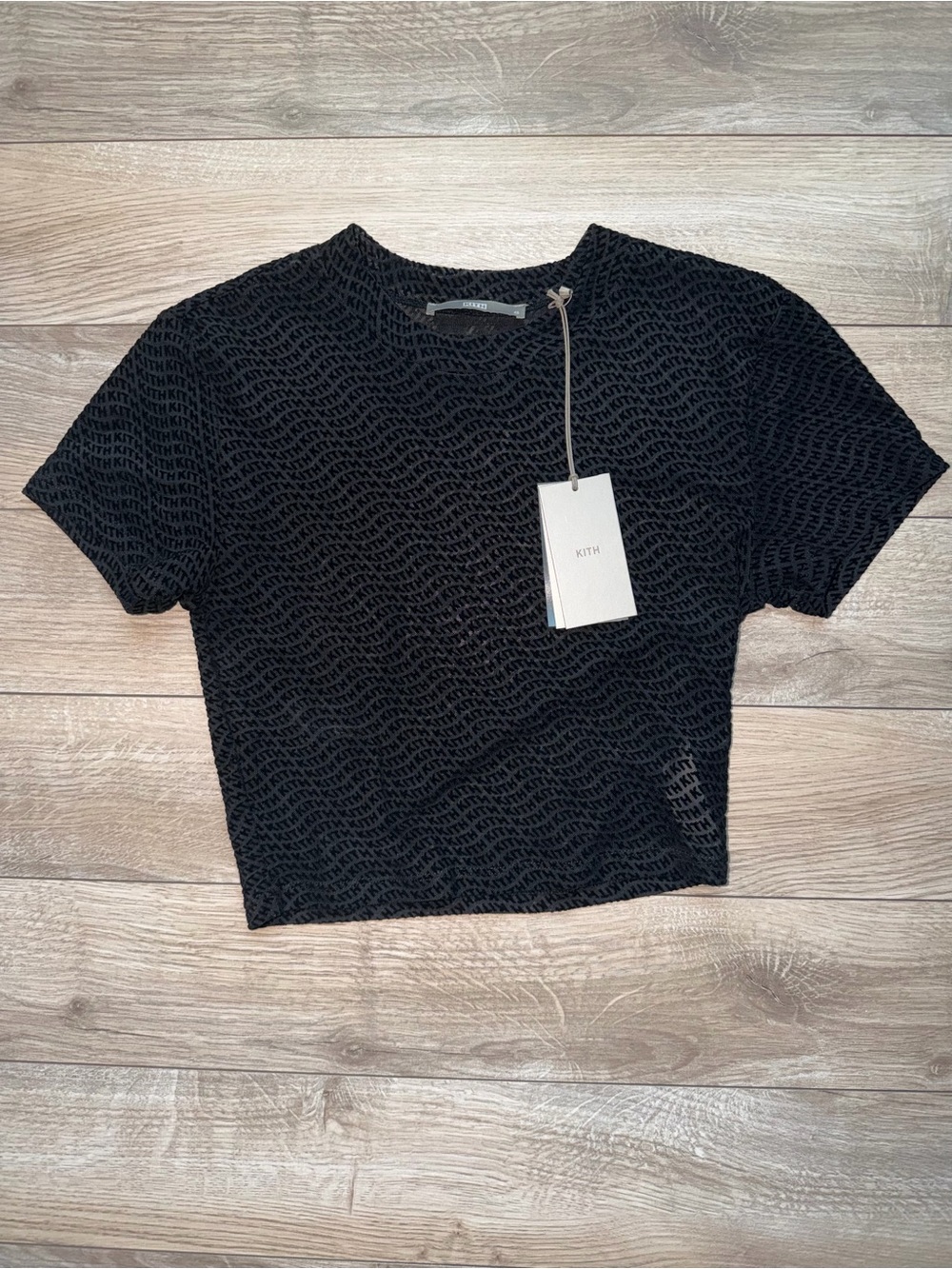 Kith Women Mulberry III Monogram Wave Mesh
Tee